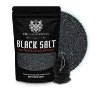 Witches & Wiccan Black Salt, Protection Rituals & Wiccan Spells, 14 oz