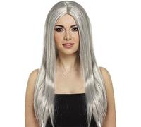 WITCHES WITCH WIG GREY 65CM LONG