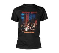 Witchfinder General Friends of Hell Black Short-Sleeved Crew Neck Cotton T-Shirt L