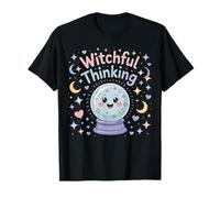 Witchful Thinking Crystal Ball Halloween Vibes T-Shirt