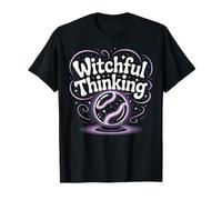 Witchful Thinking Crystal Ball Halloween Vibes T-Shirt