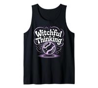 Witchful Thinking Crystal Ball Halloween Vibes Tank Top