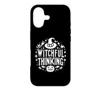 Witchful Thinking Funny Halloween Witch Design Case for iPhone 17