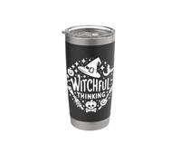 Witchful Thinking Funny Halloween Witch Stainless Steel Insulated Tumbler