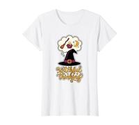 Witchful Thinking Witchy Woman Mom Witchcraft Halloween Value Graphic T-Shirt, Women, White, L