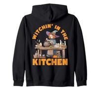 Witchin In The Kitchen - Halloween Cooking Zip Hoodie