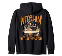 Witchin In The Kitchen - Halloween Cooking Zip Hoodie