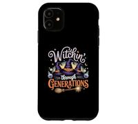 Witchin’ Through Generations Cute Witch Family Case for iPhone 11