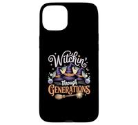 Witchin’ Through Generations Cute Witch Family Case for iPhone 15 Plus
