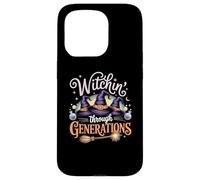 Witchin’ Through Generations Cute Witch Family Case for iPhone 15 Pro