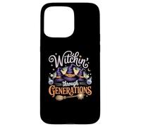 Witchin’ Through Generations Cute Witch Family Case for iPhone 15 Pro Max