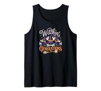 Witchin’ Through Generations Cute Witch Family Tank Top
