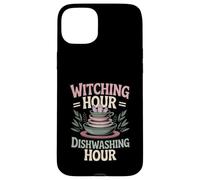 Witching Hour Dishwashing Hour Funny Kitchen Witch Case for iPhone 15 Plus