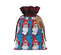 Witching Hourhappy Holiday Printed Drawstring Pouch M For Festival Wrapping, Storage And Party Use
