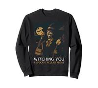 Witching You Spook-tacular Night Halloween Spooky Haunted Sweatshirt