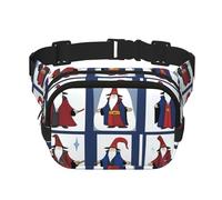 WitchingHour Square Double-Layer Waist Bag for Outdoor Activities Such as Sports, Travel, Hiking, Cycling