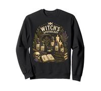Witch's Apothecary Witchcore Moonphases Halloween Occult Sweatshirt
