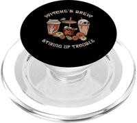 Witch's Brew Stiring Up Trouble Halloween Coffee Spice PopSockets PopGrip for MagSafe