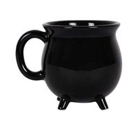 Witch's Cauldron Coffee Mug Ceramic Large Scary Decorative Bowl | Halloween brewing water cups and party decorations for tea, milk, latte, cappuccino, juice, home, kitchen, desk,