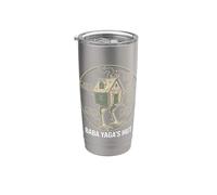 Witch's Chicken Leg Hut Slavic Mythology Folklore Stainless Steel Insulated Tumbler