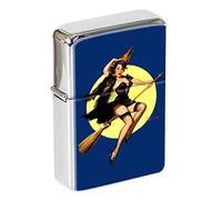 Witch's Delight Pin-up Girl Flip Top Lighter
