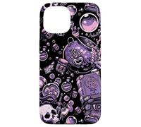 Witch's Essentials Pattern Witchy Design Halloween Cute Case for iPhone 15