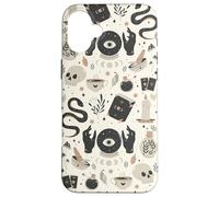 Witch's Essentials Pattern Witchy Design Halloween Cute Case for iPhone 16 Plus