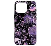 Witch's Essentials Pattern Witchy Design Halloween Cute Case for iPhone 16 Pro