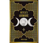 Witch's Grimoire: Mystical Lined Journal for Spiritual Woman, Men | for Witchcraft | Black- Gold Triple Goddess Cover