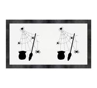 'Witch's Lair And Her Spiders ' Pet Feeding Mat (PM00026327)