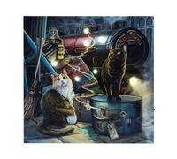 Witchwood Express Light Up Canvas Plaque by Lisa Parker
