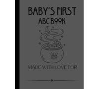 Witchy Baby is Brewing Unique Baby Shower Guestbook Baby’s First ABC Coloring Book Game Spooky Baby Shower Gift
