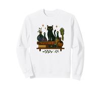 Witchy Black Cat Apothecary - Magic & Books Sweatshirt