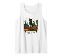 Witchy Black Cat Apothecary - Magic & Books Tank Top