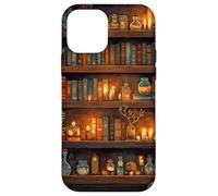 Witchy Bookshelf Dark Academia Book Lover Aesthetic Bookworm Case for iPhone 12 mini