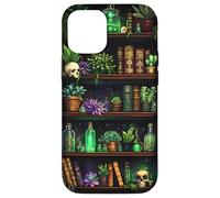 Witchy Bookshelf Dark Academia Bookish Goth Girl Case for iPhone 12/12 Pro
