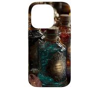 Witchy Brews Ancient Vials Fantasy Design Case for iPhone 14 Pro