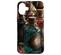 Witchy Brews Ancient Vials Fantasy Design Case for iPhone 16 Plus