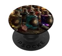 Witchy Brews Ancient Vials Fantasy Design PopSockets Adhesive PopGrip