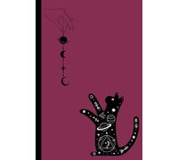Witchy cat Dark Plum notebook, Witchy A5 Notebook, Retro |Journals for Spiritual Writing, Manifestations: Lined Paper for Daily Journaling, Witchy ... shadow work, Gifts for women | 160 pages