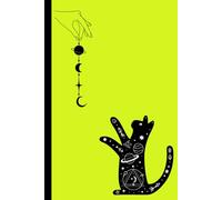 Witchy cat Neon Wasabi notebook, Witchy A5 Notebook, Retro |Journals for Spiritual Writing, Manifestations: Lined Paper for Daily Journaling, Witchy ... shadow work, Gifts for women | 160 pages