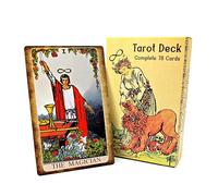Witchy Cauldron Large Tarot Cards Deck - Extra Large 3.5″x5.5″ Oversized Giant Rider Waite Tarot Deck with Guidebook - Big Vivid Artwork, Classic RWS for Beginners & Experienced Readers