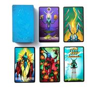 Witchy Cauldron Lepus Tarot Cards with Guidebook - 78-Card Rabbit Tarot Deck for Beginners & Advanced Readers - Stunning Artwork, Blue Foil Edges, Premium Gift Box (Special Edition)