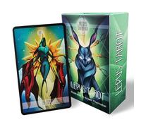 Witchy Cauldron Lepus Tarot Deck, 78 Tarot Cards with Guidebook for Beginners and Experienced Readers, Unique Rabbit and Hare Artwork, Rider-Waite Based, Stunning Illustrated Dark Art Tarot Cards Deck