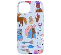 witchy cowgirl aesthetic boho rodeo crystals african woman Case for iPhone 15 Plus
