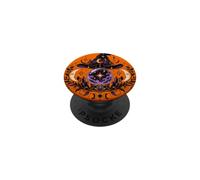 Witchy Crystal Ball Crescent Moon Celestial Magic Gothic Art PopSockets Adhesive PopGrip