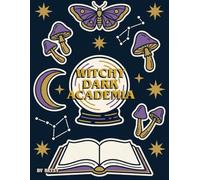 Witchy Dark Academia: Bold & Easy Designs with Thick Lines - Crystals, Moon Phases, Spell Books & Gothic Scenes for Stress Relief - Perfect for Alcohol Markers