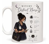 Witchy District Nurse Care in Every Home Ceramic Gift Mug