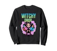 Witchy drop magic anime halloween Kawaii Cute Girl Sweatshirt