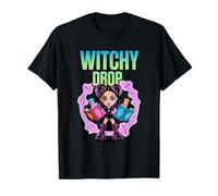 Witchy Drop Magic Anime Halloween Kawaii Cute Girl T-Shirt